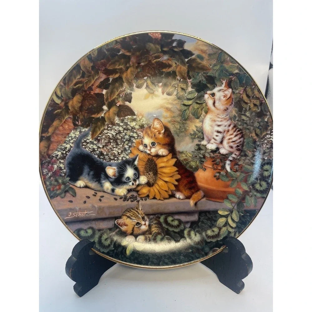 Frisky Felines Sunny Days Cat Kitty Jurgen Scholz 4 Curious Kittens